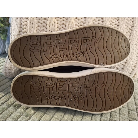 Women’s Green and Blue Plaid Sperry Topsiders, Size 8.5 - Picture 6 of 7